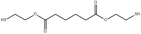 二(2-巯基乙基)己二酸酯 结构式
