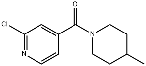 1-(2-Chloro-4-pyridylcarbonyl)-4-Methylpiperidine, 95% Structure