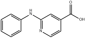 2-アニリノイソニコチン酸 化学構造式