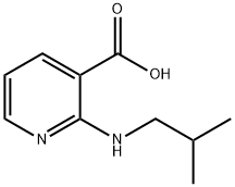 2-(イソブチルアミノ)ニコチン酸 化学構造式