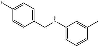 N-(4-Fluorobenzyl)-3-Methylaniline, 97% Structure