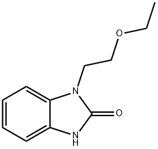 1-(2-乙氧基乙基)-1,3-二氢-2H-苯并咪唑-2-酮,101953-61-1,结构式
