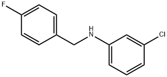 3-Chloro-N-(4-fluorobenzyl)aniline, 97% Struktur