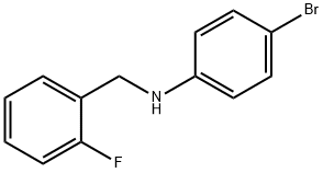 4-BroMo-N-(2-fluorobenzyl)aniline, 97% Structure