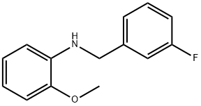 N-(3-Fluorobenzyl)-2-Methoxyaniline, 97% Structure