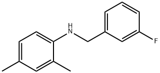 N-(3-Fluorobenzyl)-2,4-diMethylaniline, 97% Structure