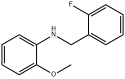 N-(2-Fluorobenzyl)-2-Methoxyaniline, 97% Structure