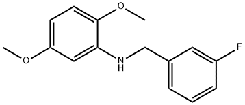 2,5-DiMethoxy-N-(3-fluorobenzyl)aniline, 97% Structure