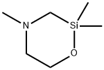 2,2,4-トリメチル-1-オキサ-2-シラ-4-アザシクロヘキサン 化学構造式