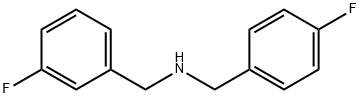 N-(3-Fluorobenzyl)-4-fluorobenzylaMine, 97% Structure