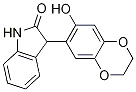 3-(6-羟基苯并二氧代L-5-基)-1,3-二氢-2H-吲哚-2-酮 结构式