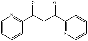 1,3-ジ(2-ピリジル)-1,3-プロパンジオン 化学構造式
