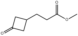 Methyl 3-(3-oxocyclobutyl)propanoate 结构式
