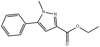 ETHYL 1-METHYL-5-PHENYL-1H-PYRAZOLE-3-CARBOXYLATE Struktur