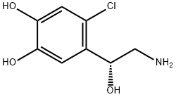 1,2-Benzenediol, 4-(2-amino-1-hydroxyethyl)-5-chloro-, (R)- (9CI) Struktur