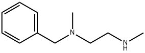 N-ベンジル-N,N'-ジメチル-1,2-エタンジアミン 化学構造式