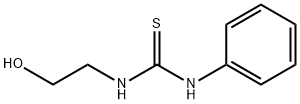 1-Phenyl-3-(2-hydroxyethyl)thiourea, 102-12-5, 结构式