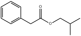 フェニル酢酸イソブチル 化学構造式