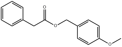 苯乙酸茴香酯, 102-17-0, 结构式