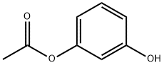 3-Hydroxyphenyl acetate Struktur