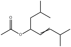酢酸2,7-ジメチル-6-オクテン-4-イル 化学構造式