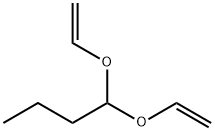 1,1-ビス(ビニルオキシ)ブタン 化学構造式