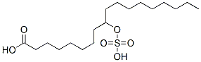 9-(sulphooxy)octadecanoic acid  Struktur