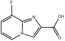 8-氟咪唑并[1,2-A]吡啶-2-羧酸 结构式