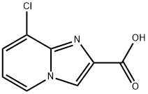 IMidazo[1,2-a]pyridine-2-carboxylic acid, 8-chloro- Struktur
