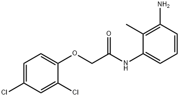 N-(3-Amino-2-methylphenyl)-2-(2,4-dichlorophenoxy)acetamide Structure