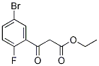 Ethyl  (5-bromo-2-fluorobenzoyl)acetate Struktur