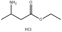 Butanoic acid, 3-aMino-, ethyl ester, hydrochloride Structure