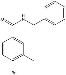 N-Benzyl4-broMo-3-MethylbenzaMide Struktur