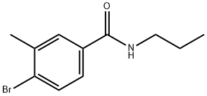 4-BroMo-3-Methyl-N-propylbenzaMide 化学構造式