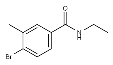 N-Ethyl 4-broMo-3-MethylbenzaMide Structure