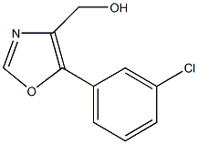 (5-(3-Chlorophenyl)oxazol-4-yl)Methanol Structure