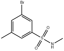 N-Methyl 3-Bromo-5-methylbenzenesulfonamide Structure