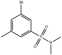 N,N-DiMethyl3-broMo-5-MethylbenzenesulfonaMide,1020252-92-9,结构式