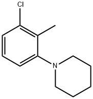 1-(3-CHLORO-2-METHYLPHENYL)PIPERIDINE, 1020253-08-0, 结构式