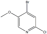 4-BroMo-2-chloro-5-Methoxypyridine 化学構造式