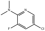 5-CHLORO-2-(N,N-DIMETHYLAMINO)-3-FLUOROPYRIDINE, 1020253-19-3, 结构式