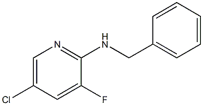 2-(N-BenzylaMino)-5-chloro-3-fluoropyridine Struktur