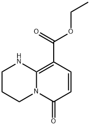 6-氧代-2,3,4,6-四氢-1H-吡啶并[1,2-A]嘧啶-9-甲酸乙酯,1020253-86-4,结构式