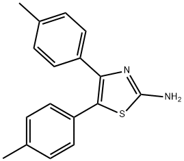 4,5-DI-P-TOLYL-THIAZOL-2-YLAMINE Structure