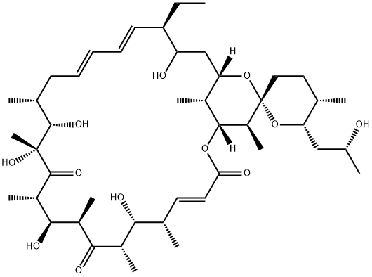 21羟基寡霉素A,102042-09-1,结构式