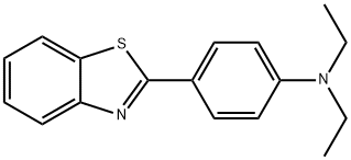 2-(4'-diethylaminophenyl)benzothiazole Structure