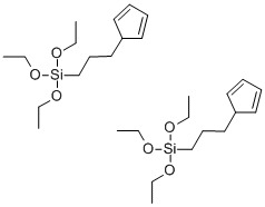 (3-CYCLOPENTADIENYLPROPYL)TRIETHOXYSILANE - DIMER Struktur
