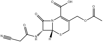 头孢乙氰, 10206-21-0, 结构式