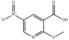 2-甲氧基-5-硝基烟酸,1020635-54-4,结构式