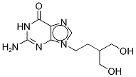 2-氨基-1,9-二氢-9-[4-羟基-3-(羟基甲基)丁基-3,3,4,4-D<SUB>4</SUB>]-6H-嘌呤-6-酮, 1020719-72-5, 结构式